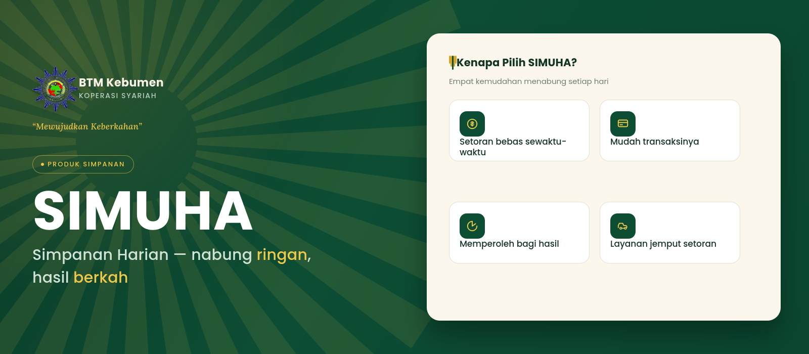 Simpanan Harian (SIMUHA)